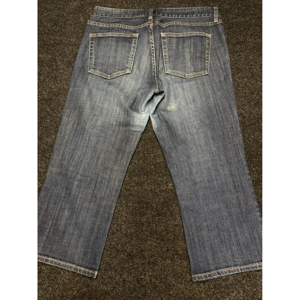 J.Crew Hipslung Stretch Denim Jeans Medium Wash Cropped Low Rise Size 30